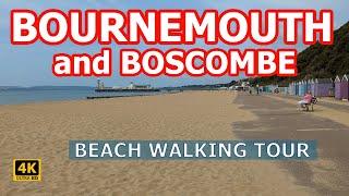 BOURNEMOUTH | BOSCOMBE | 4K | Dorset, England | Beaches