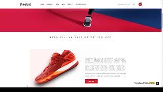 Shoe Land - Footwear J2Store Joomla Ecommerce Template joomla Kids Shoes Easy Create Website