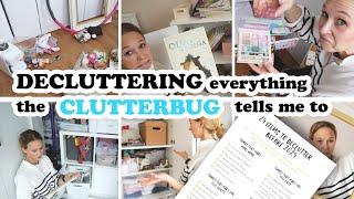 DECLUTTERING everything @CLUTTERBUG tells me to :: decluttering Challenge