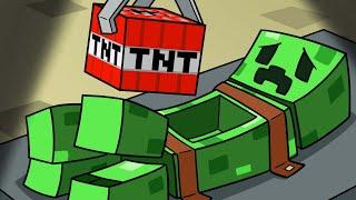 The Story of Minecraft's First Creeper (Cartoon Animation)