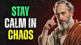 How to Stay Calm in Chaos Like a Stoic Warrior | Stoicism Philosophy