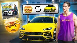 TRADED A BURGER FOR A CAR!! FREE CAR GIVEAWAY |Car Parking Multiplayer