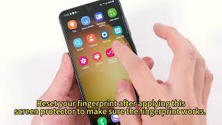 EZ-GLAZ Samsung Galaxy Series  Screen Protector Installation Steps