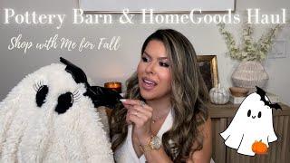 Pottery Barn & HomeGoods Haul  Shop With Me for NEW Fall & Halloween Decor 2024!