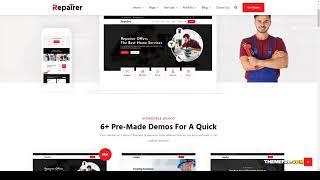 Repairer - Handyman Services WordPress Theme handyman multi services cleaning Website Builder