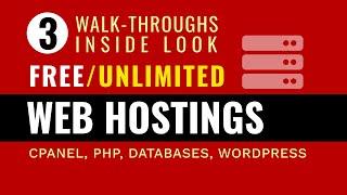 Unlimited Free Web Hosting with cPanel, PHP & Databases | Free WordPress Web Hosting | Inside Look