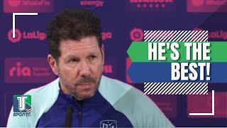 Diego Simeone COMPARES Lionel Messi with Diego Maradona