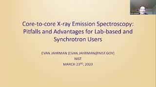 Core-to-Core X-ray Emission Spectroscopy: XAS Journal Club, Evan Jahrman