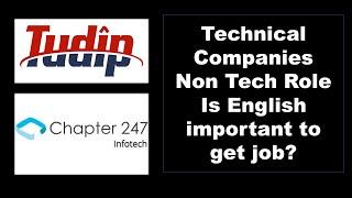 Tudip Technology |Chapter247| Job options after b.tech | Career Options after engineeringi non tech