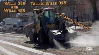 Taloix Wille 345 With Dynaset Water Spray and Wille 455 with Vila 202 Sweeper