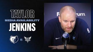 Coach Taylor Jenkins Press Conference | Grizzlies vs. Hornets