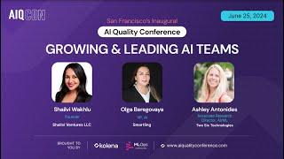 Vision and Strategies for Attracting & Driving AI Talents in High Growth // Panel // AIQCON