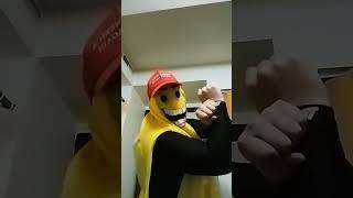 banana suit making Buffalo biscuits clap  in a Donald Trump make America great again hay 