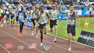 (1500m) Jakob Ingebrigtsen Wins Rabat Wanda Diamond League 1500m - 2023 Track & Field