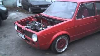 VW Golf Mk1 Red Pepper - WEBER 45 DCOE First Test Drive