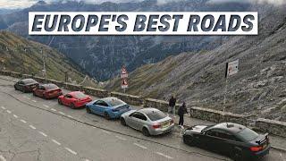 BMW M Cars Driving Europe's Best Roads!