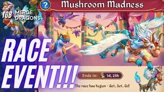 Merge Dragons Race Event: Mushroom Madness 