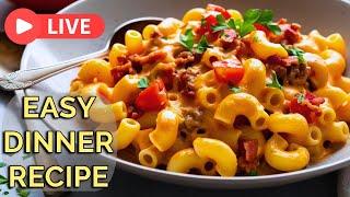 Easy One-Pot Bacon Cheeseburger Pasta | Ready in 30 Minutes | POV Cooking Live