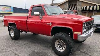 Test Drive 1985 Chevy LS K10 4x4 Truck SOLD $13,900 Maple Motors