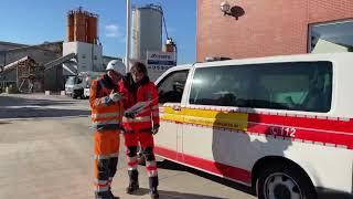 4. November 2023 - Übung Rettungshundestaffel bei Cemex in Berlin-Spandau