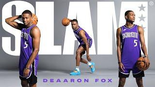 Behind the Scenes with De'Aaron Fox at SLAM 253 Cover Shoot!   Fox 1 by Curry Brand First Look