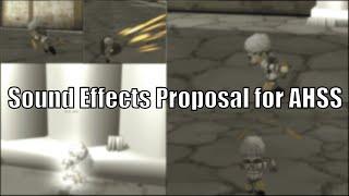 Proposing Five Sound Effects for the AHSS in AoTTG & AoTTG2