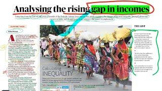 Income Inequality Analysis | UPSC Insights by World Map Forum  #UPSC2024 #IncomeInequality