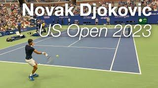 Novak Djokovic Warm-Up Practice at the US Open 2023! (4k, 60FPS)