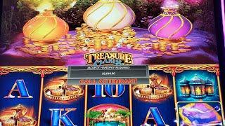 MASSIVE Jackpot $80 Max Bet Bonus Mystery of the Lamp High Limit Slot Machine Handpay