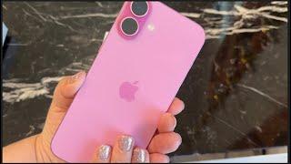 ASMR Apple iPhone 16 Plus Pink Unboxing