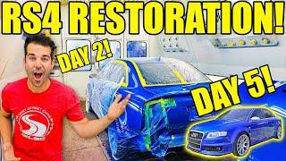 We Finished The Audi RS4 Rescue In 5 Days! Car Perfection Unlocked!