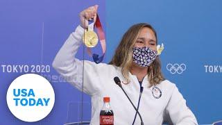 Carissa Moore: Full gold medal press conference, surfing | USA TODAY