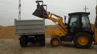 ГАЗ3309 Доставка песка и щебня / Sand and crushed stone delivery