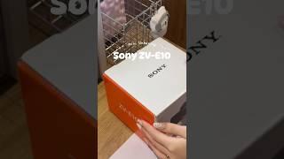 Sony ZV- E10 unboxing #camera #sony #sonyzve10 #unboxing