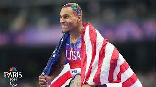 Roderick Townsend THREEPEATS high jump for another Paralympic gold medal in Paris | NBC Sports