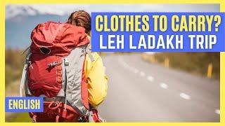 Clothes to carry on Leh Ladakh trip | Complete Ladakh Trip Packing List | Dheeraj Sharma