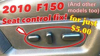 $5.00 F150 Broken Power Seat Control Switch Fix