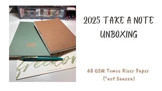 2025 Take a Note Unboxing; Unhappy with Sanzen paper? This planner might be an option.