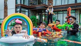 GUGU Nerf War : SW Nerf Team Extreme Heat Challenge!