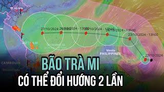 Bão Trà Mi (bão số 6) di chuyển nhanh, tiến thẳng Đà Nẵng