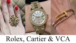 COME TO ROLEX, CARTIER & VAN CLEEF AND ARPELS WITH ME