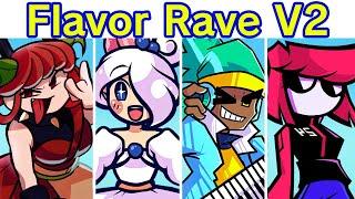 Friday Night Funkin' Flavor Rave V2 + Cutscenes | Sweet & Sour vs Spicy & Smoky (FNF Mod/All Songs)