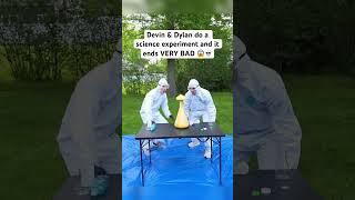 Devin & Dylan do a science experiment and it ends VERY BAD 