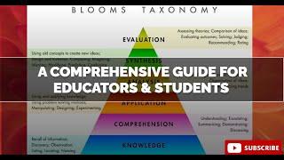 Mastering Bloom's Taxonomy: A Comprehensive Guide for Educators & Students #bloomstaxonomy #edu4all