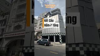 Toà Nhà Hầm 7 Tầng Góc 2 mặt tiền ngay Trần Quang Khải, P. Tân Định, Quận 1 #batdongsan #building