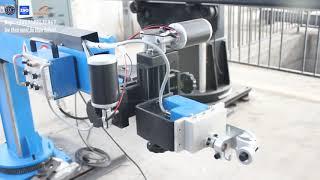 TIG MIG Welding head electrical 100x100stroke Seam oscillator demo