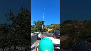 Driving up to Table Mountain