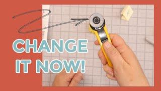 How to Change Your Rotary Cutter Blades