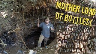 BOTTLE DIGGING MOTHER LOAD OF ANTIQUE BOTTLES!!!