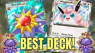 The Starmie Wigglytuff EX Deck We Went 100% With! | Pokemon TCG Pocket | 5-0 Win Streak